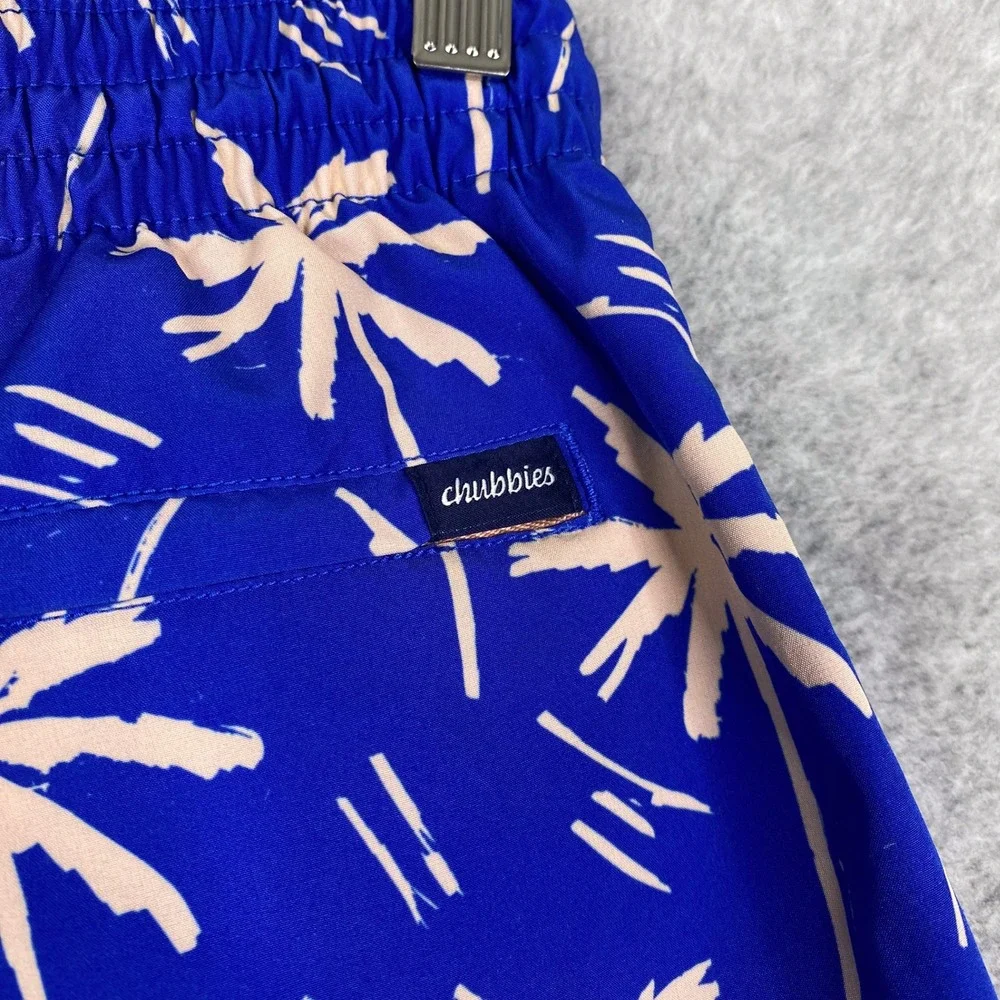 Chubbies Shorts Mens L Blue The Weekend Kings 5.5